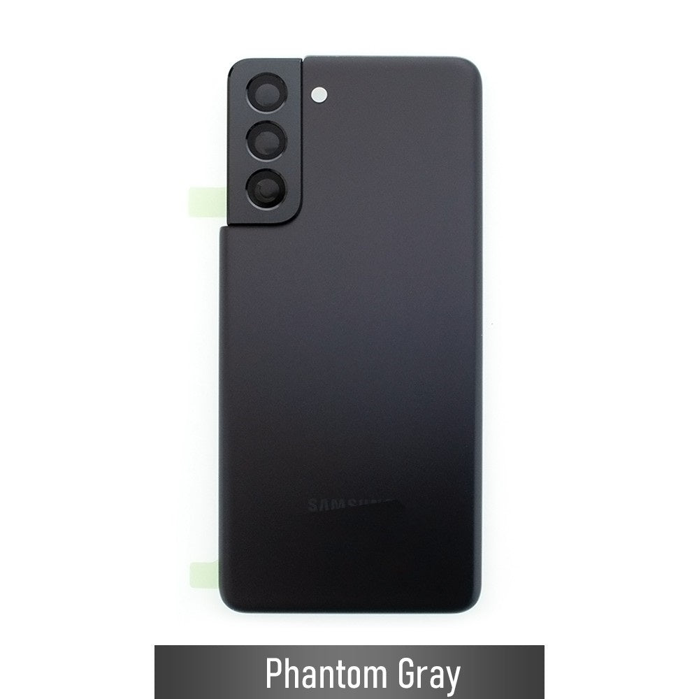 Brown Rear Cover Glass For Samsung Galaxy S21-Phantom Gray Brown Rear Cover Glass For Samsung Galaxy S21-Phantom Gray